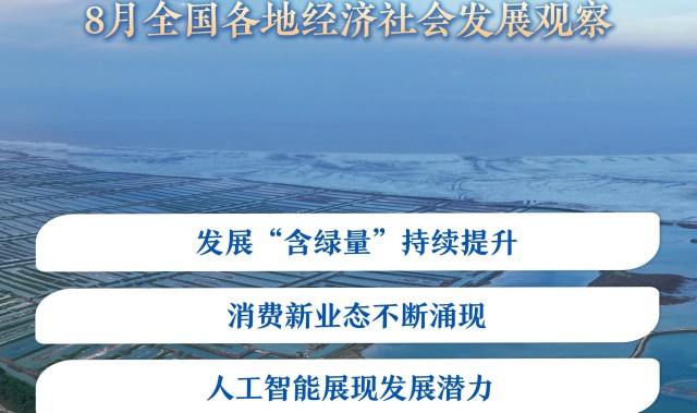 稳中求进每月看|踔厉奋发绘新篇——8月全国各地经济社会发展观察